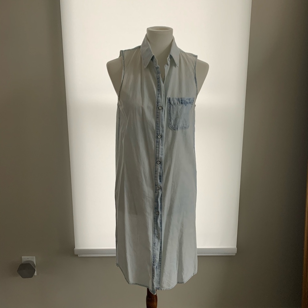 rag & bone Denim Button Down Dress
